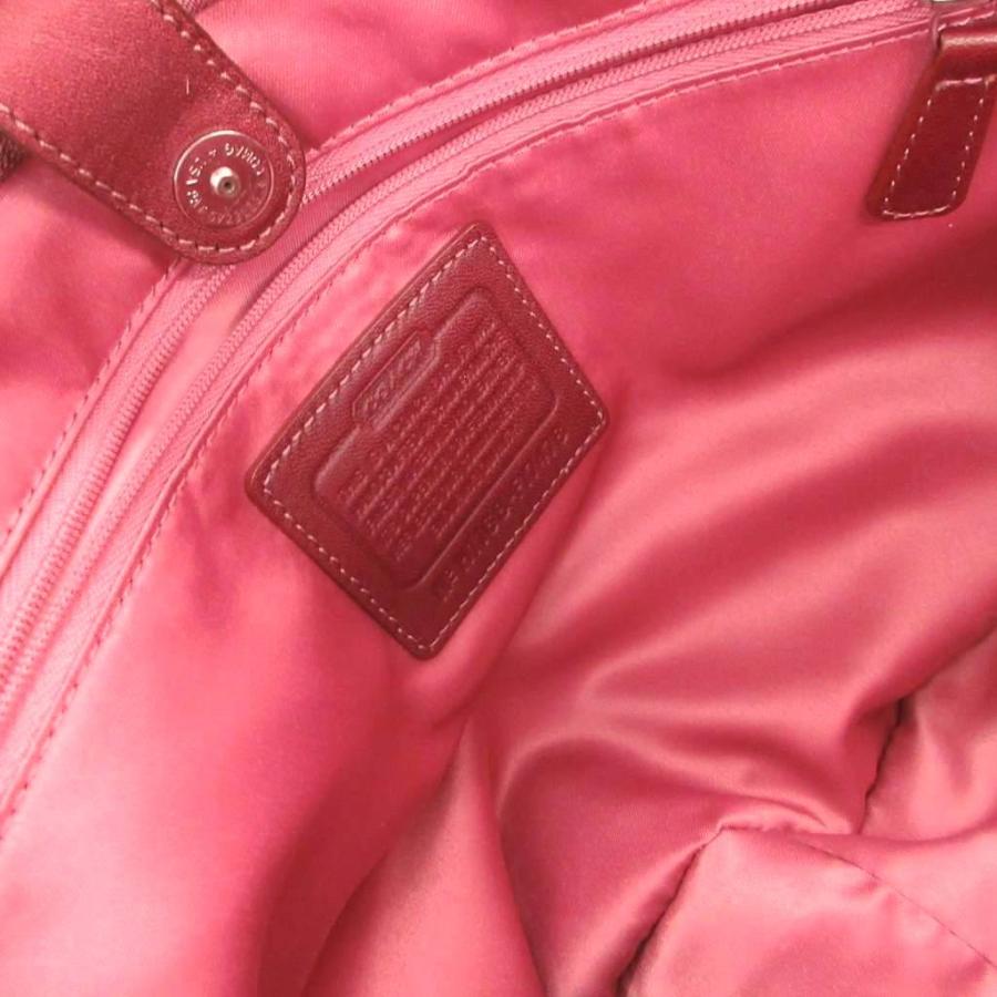 COACH（コーチ） ショルダーバッグ 手提げ 肩掛け シグネチャー ピンク 
