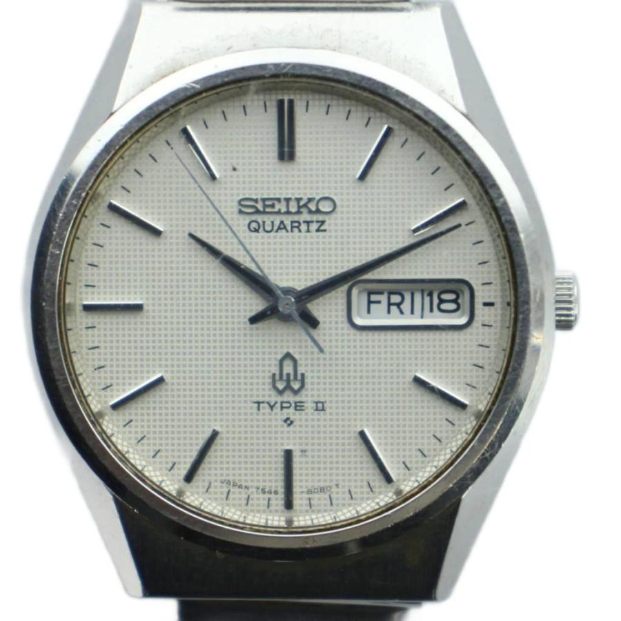 セイコー SEIKO QUARTZ TYPEII 7546-8070 クォーツ タイプ2 腕時計