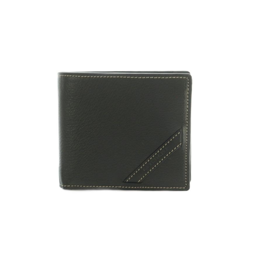 ジバンシィ GIVENCHY 財布 二つ折り 札入れ レザー ステッチ 黒 /MI