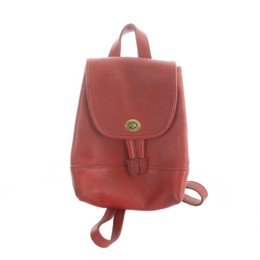 美品 オールドコーチ バックパック リュック オールレザー ブラウン 9960 COACH（コーチ） オールドコーチ 9960 リュックサック デイバッグ