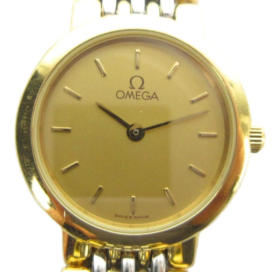 オメガ デビル 腕時計 ヴィンテージ アンティーク クォーツ 金色 銀色 OMEGA - オメガ デビル 腕時計 ヴィンテージ アンティーク クォーツ