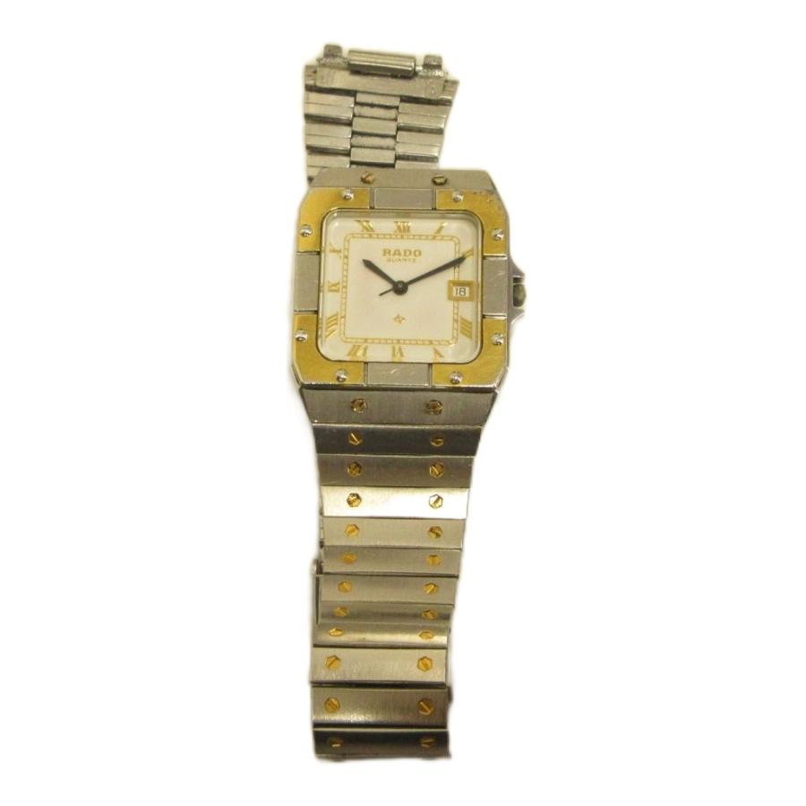ラドー RADO 129.9001.4 腕時計 ウォッチ クォーツ カレンダー付き 白