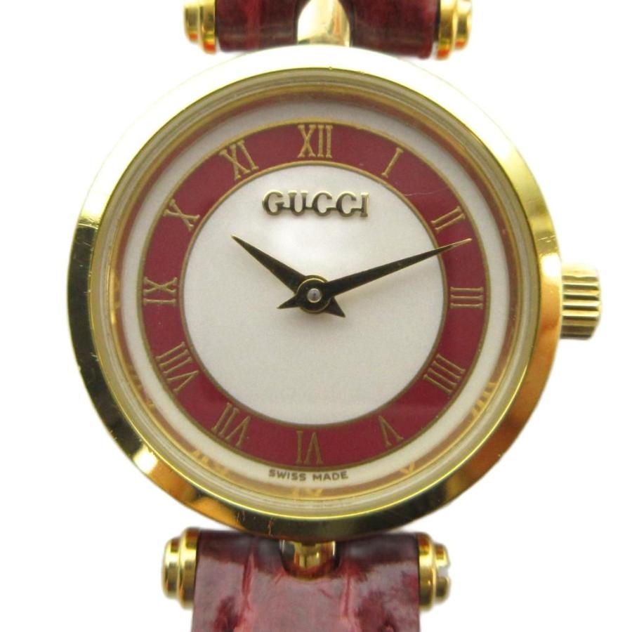 GUCCI（グッチ） 腕時計 ウォッチ クォーツ ローマン レザーベルト