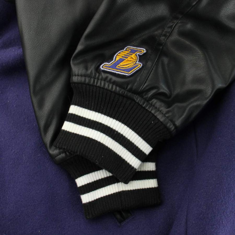 NBA ロサンゼルスレイカーズ Los Angeles Lakers スタジャン M 紫