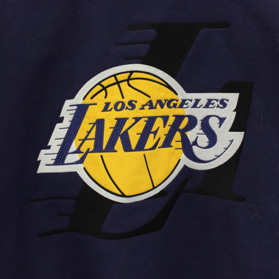 NBA ロサンゼルスレイカーズ Los Angeles Lakers スタジャン M 紫