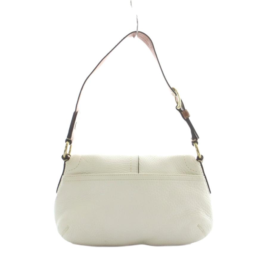 COACH（コーチ） ショルダーバッグ レザー 本革 白 ホワイト バックル 