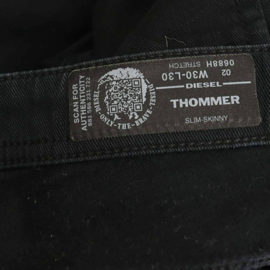DIESEL（ディーゼル） DIESEL THOMMER デニム ジーンズ 30 黒 ブラック 