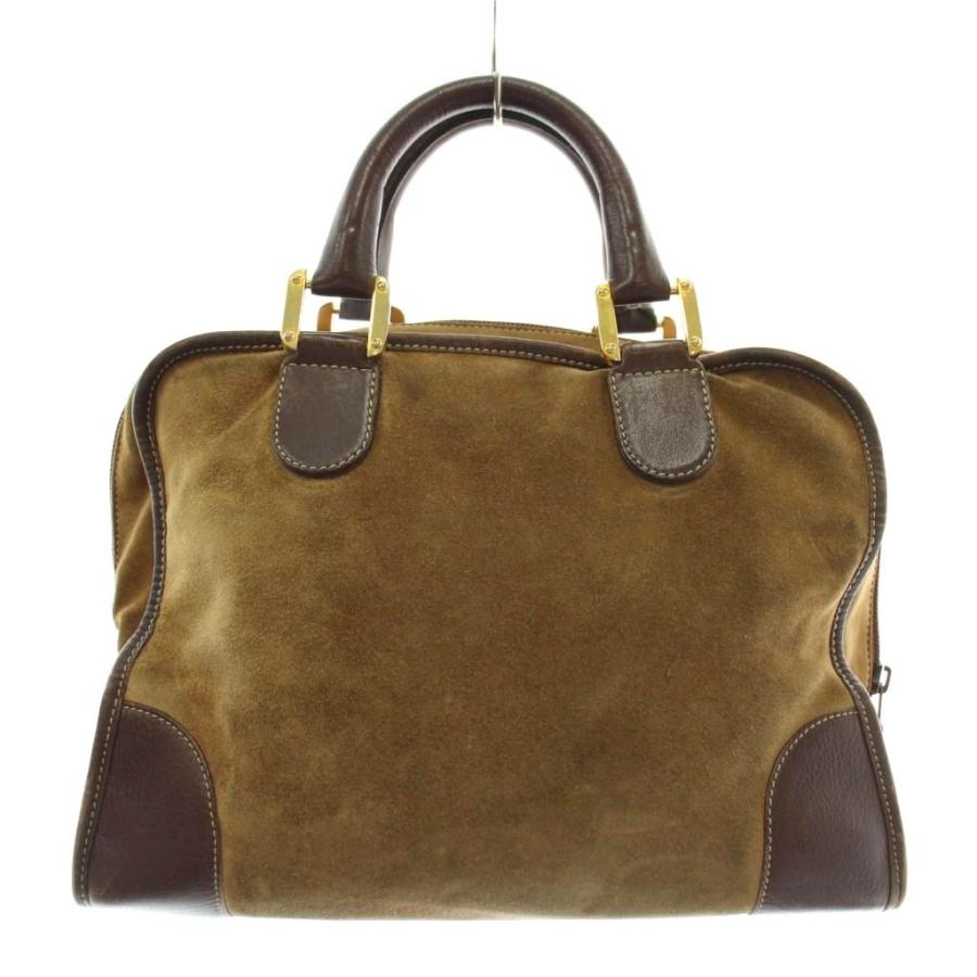 LOEWE（ロエベ） アマソナ 32 ハンドバッグ トート スエード レザー