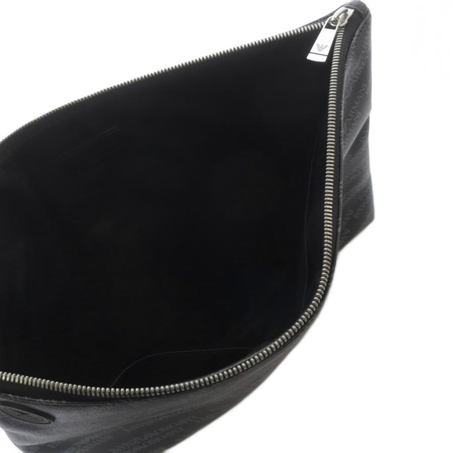 EMPORIO ARMANI エンポリオアルマーニ クラッチバッグ PVC ロゴ 総柄