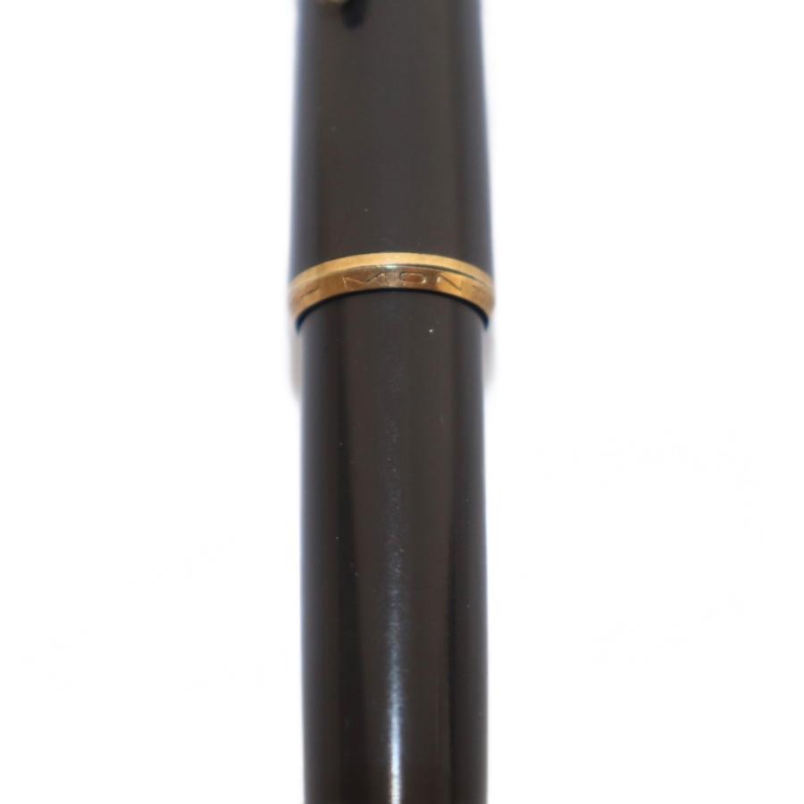 モンブラン　黒の万年筆 ペン先　18K モンブラン MONT BLANC 万年筆 ペン先585 文房具 筆記用具 黒 ゴールド