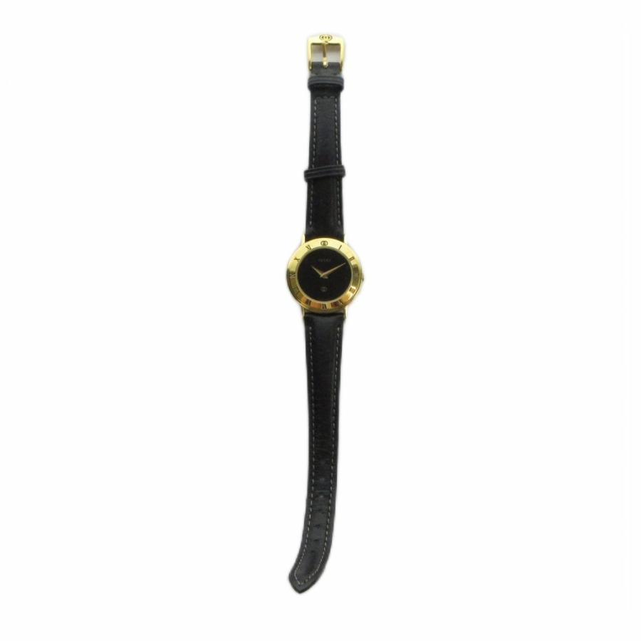 GUCCI（グッチ） GUCCI 3000 L 腕時計 ウォッチ クォーツ 黒文字盤