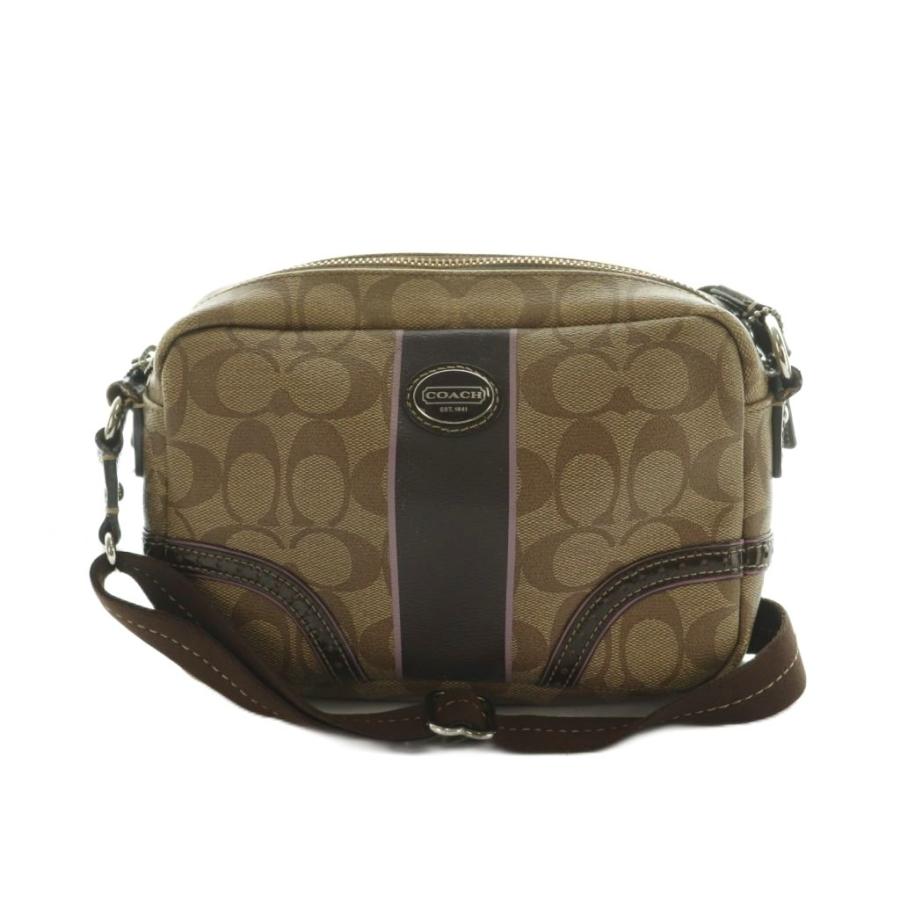 COACH（コーチ） ショルダーバッグ スクエア型 PVC シグネチャー柄 