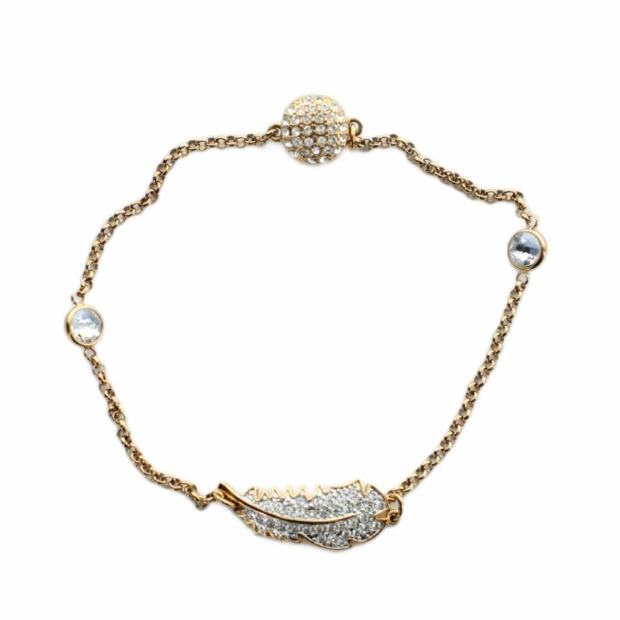 スワロフスキー SWAROVSKI ブレスレット アクセサリー ロゴ ライン 