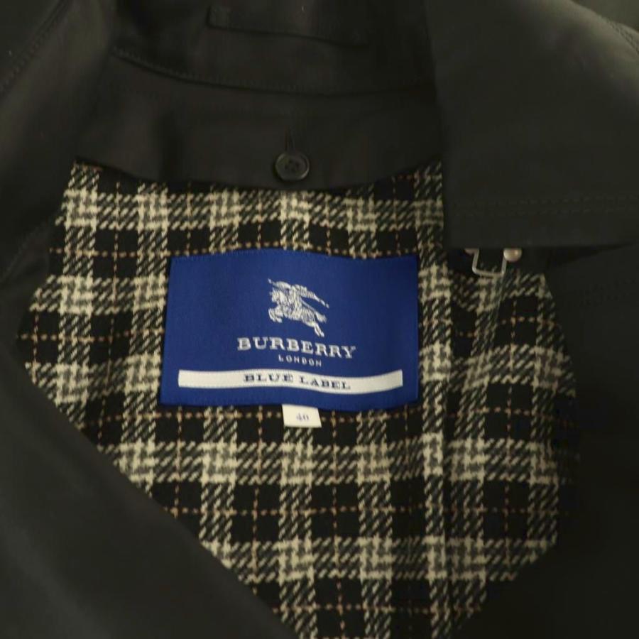 バーバリーブルーレーベル トレンチコート ライナー付き 黒 BURBERRY BLUE LABEL（バーバリーブルーレーベル） トレンチコート