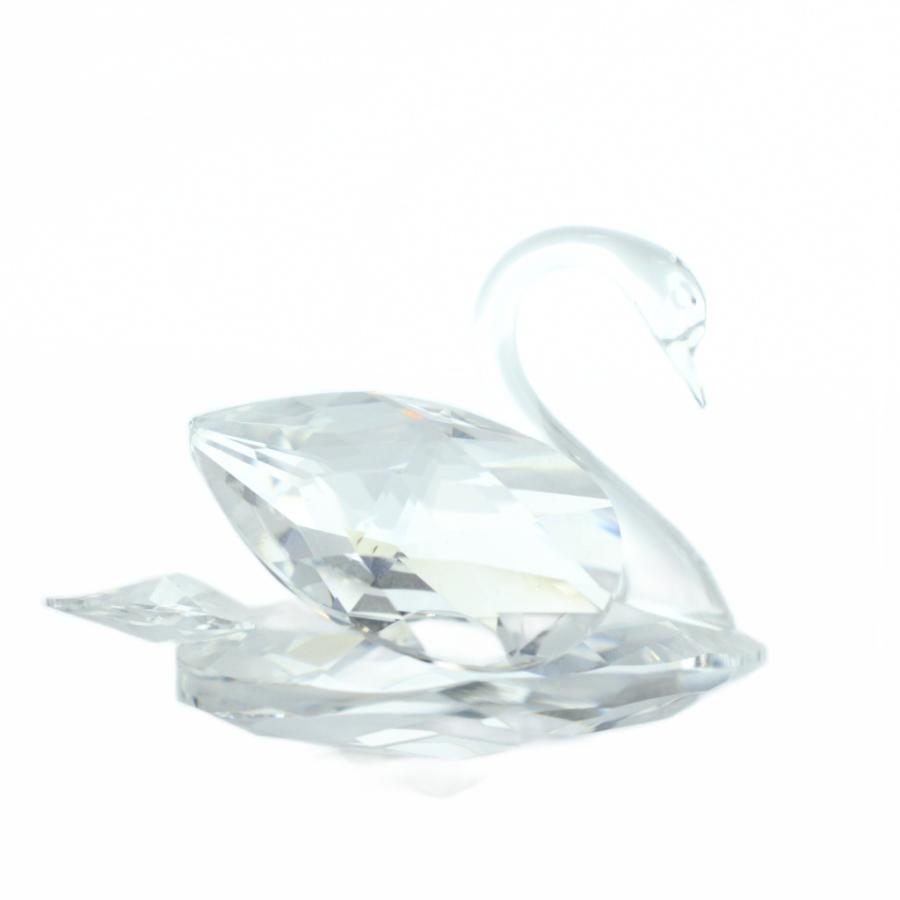 スワロフスキー SWAROVSKI インテリア 置物 ロゴ クリスタル 白鳥