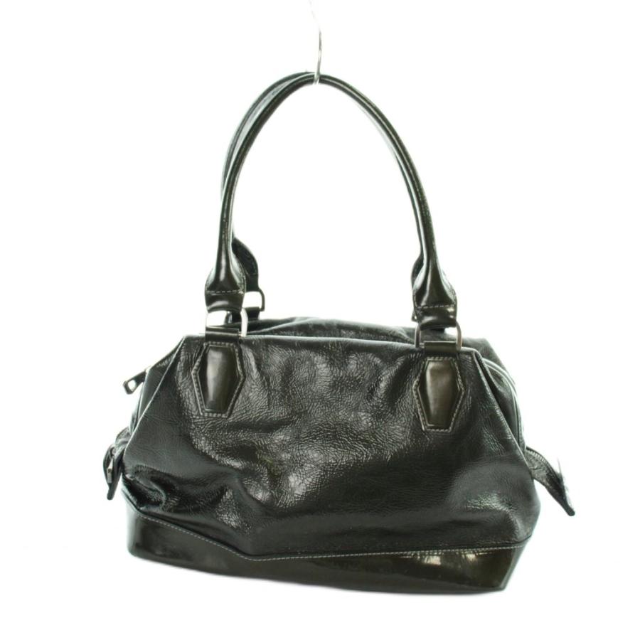 LONGCHAMP（ロンシャン） ハンドバッグ ミニボストン レザー エナメル 