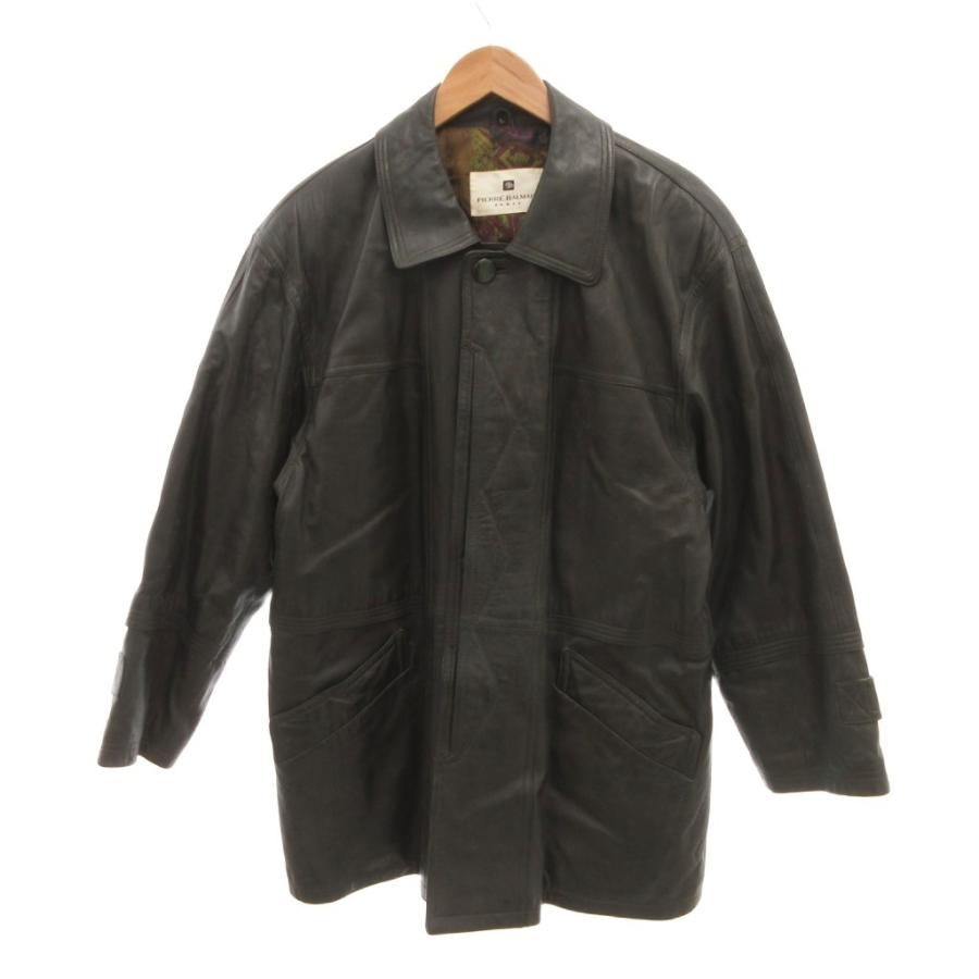 バルマン BALMAIN ピエールバルマン PIERREBALMAIN リアルレザーコート 