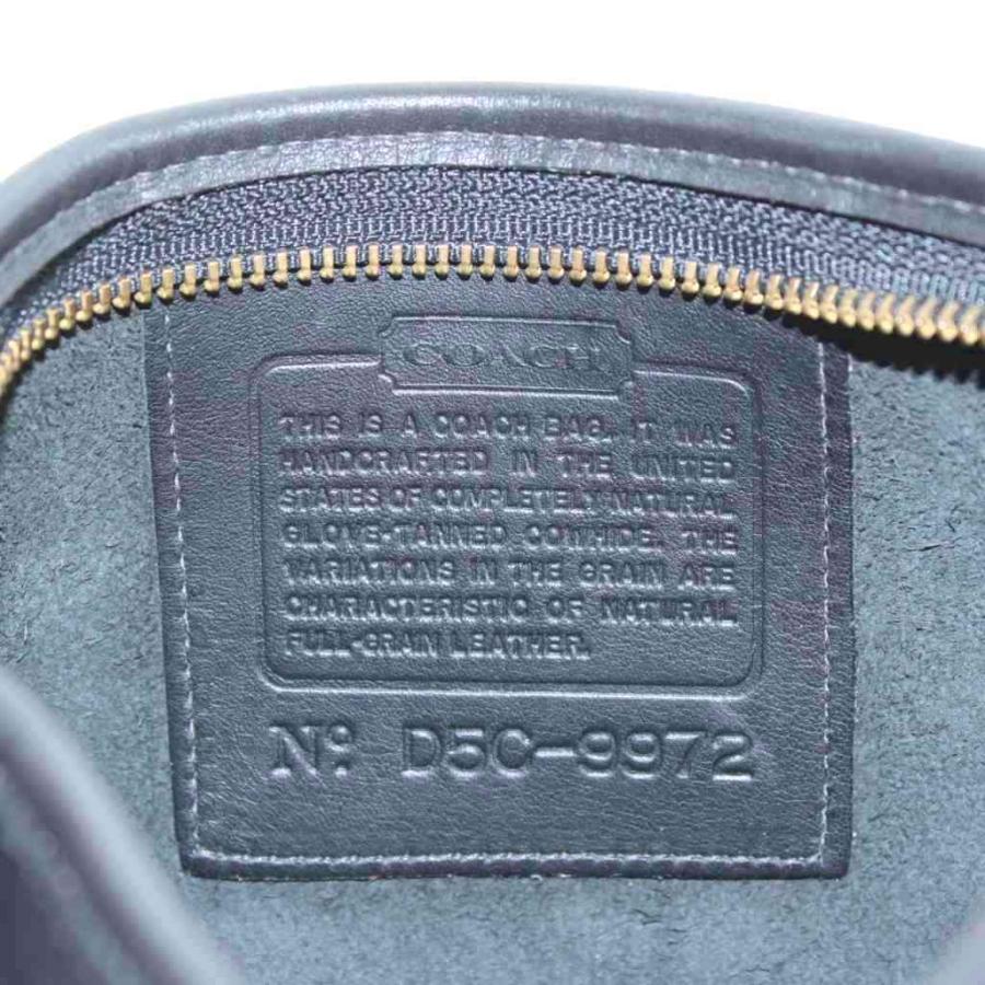 オールドコーチ　黒 USA製 COACH オールド コーチ バケツ型 レザー ショルダーバッグ 黒