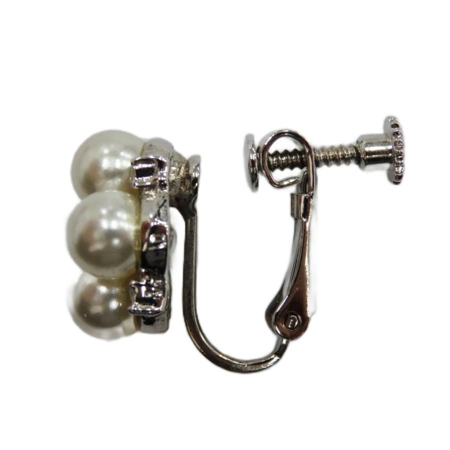 MIKIMOTO（ミキモト） イヤリング アクセサリー 両耳用 ねじ式 ロゴ 