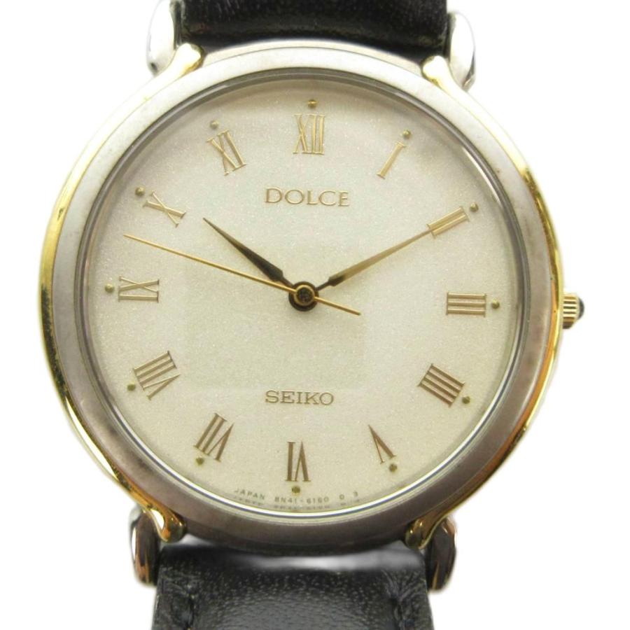 セイコー SEIKO DOLCE ドルチェ 8N41-6110 腕時計 ウォッチ クォーツ 