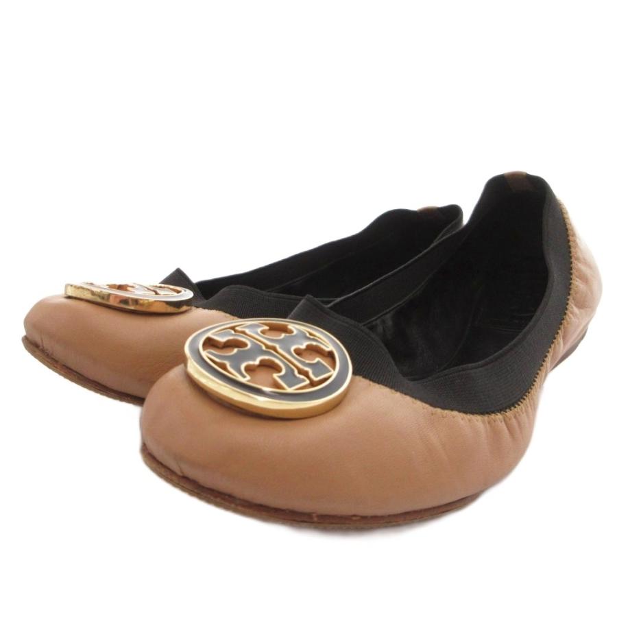 TORY BURCH（トリーバーチ） バレエシューズ フラット ダブルTロゴ 