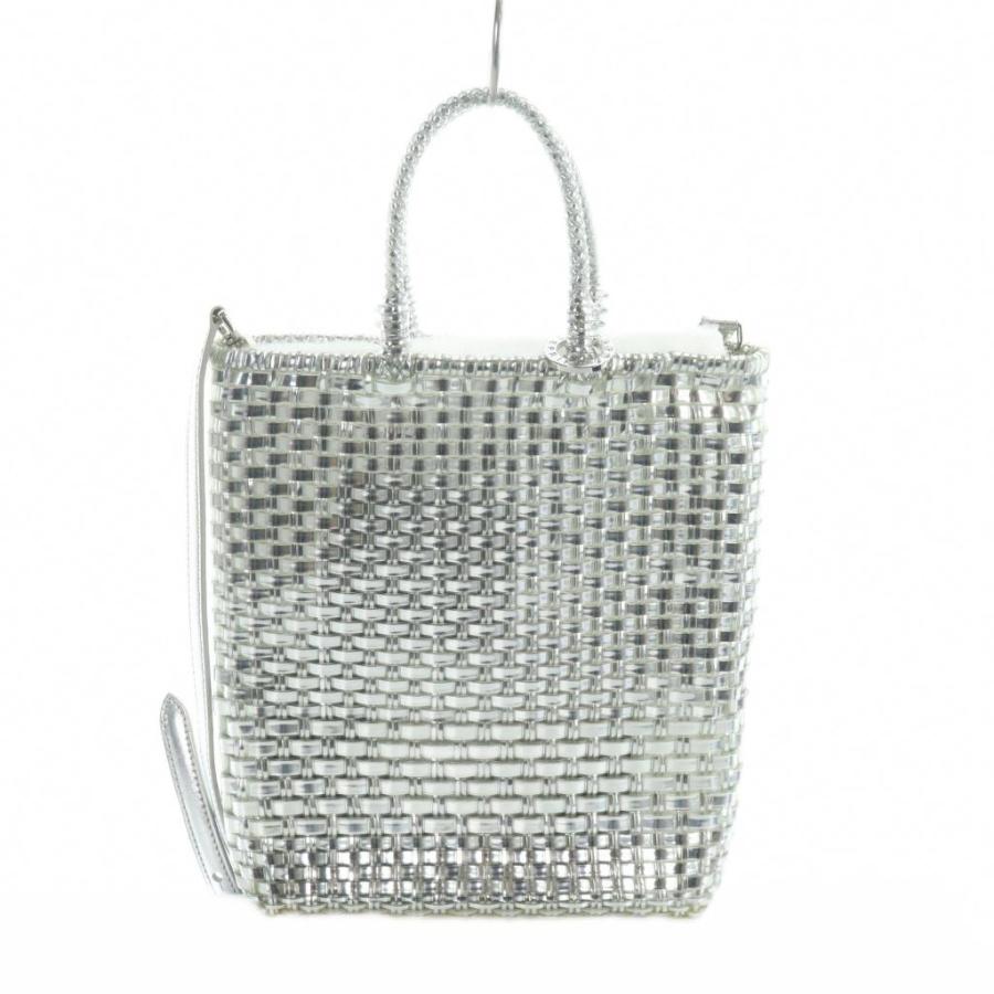 アンテプリマ イントレッチオ トートバッグ 鞄 2way ショルダー シルバー ANTEPRIMA（アンテプリマ） イントレッチオ モード ミニアトゥーラ
