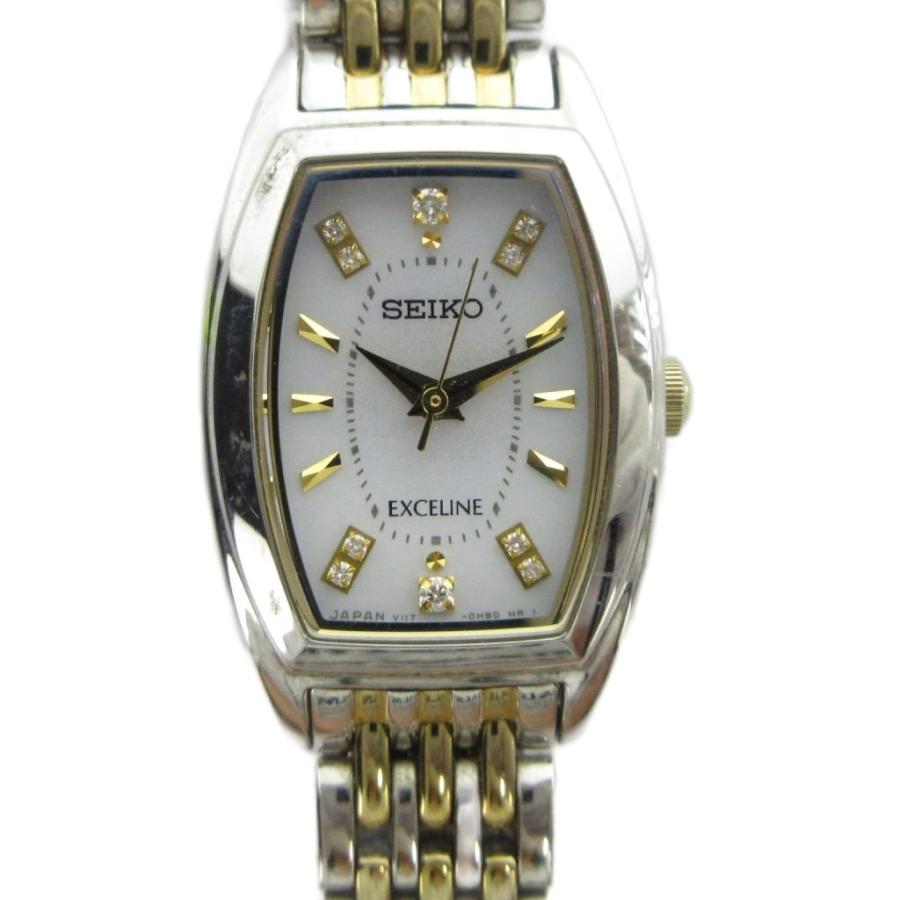 セイコー SEIKO V117-0DD0 EXCELINE エクセリーヌ 腕時計 ウォッチ