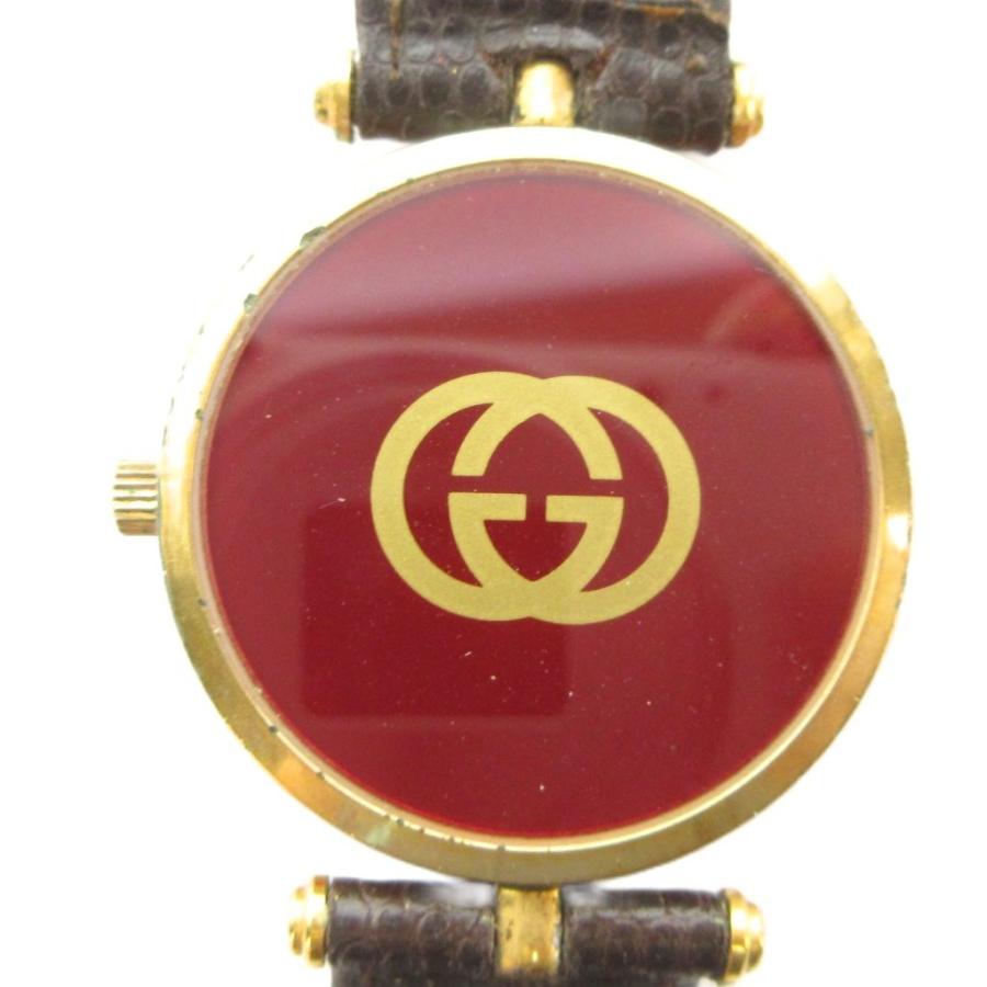GUCCI クォーツ時計 カラーバンド付き GUCCI（グッチ） 腕時計 クォーツ ウォッチ シェリーライン レザー