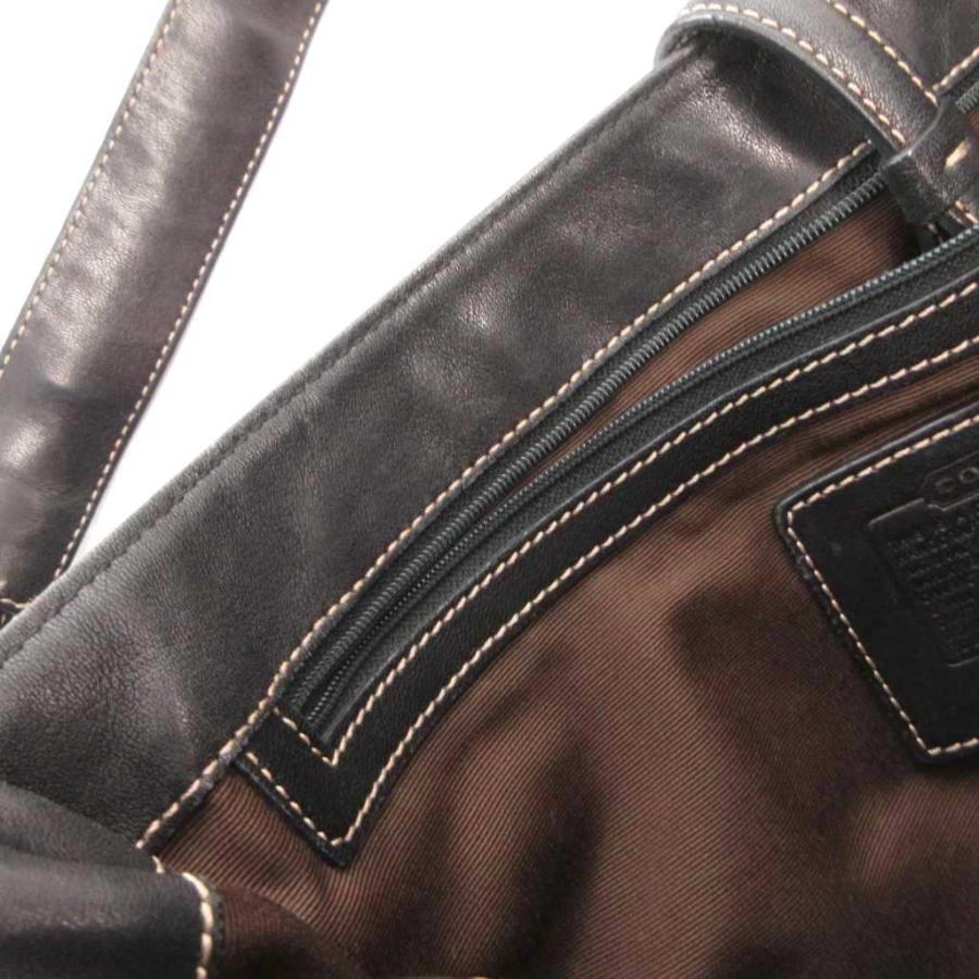 COACH（コーチ） ショルダーバッグ 手提げ 肩掛け レザー チャーム 黒 