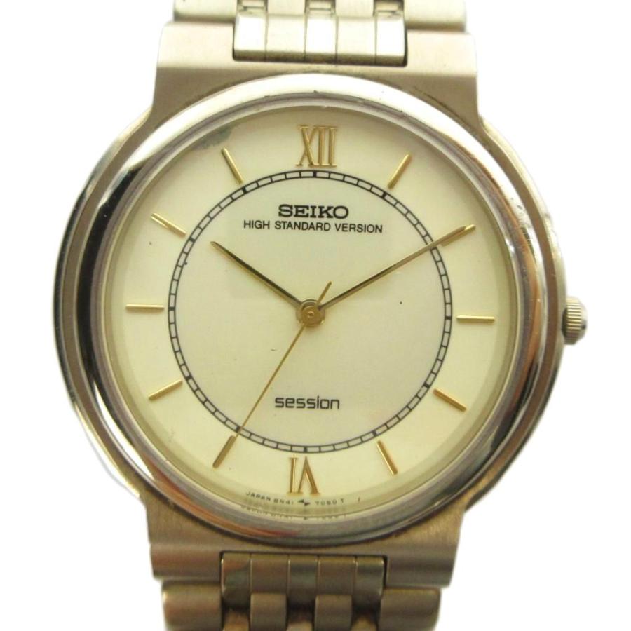 セイコー SEIKO 8N41-7010 SESSION 腕時計 ウォッチ クォーツ ローマン 