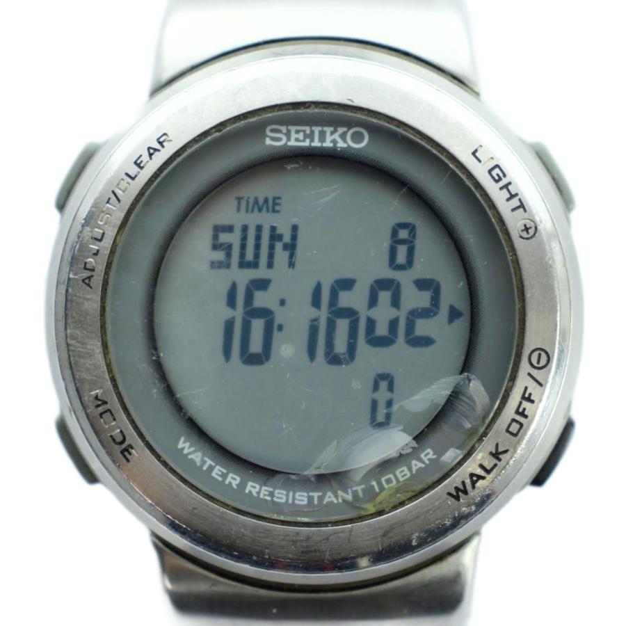SEIKO クォーツ 腕時計 シルバーカラー セイコー SEIKO S252-00A0 腕時計 ウォッチ クォーツ デジタル
