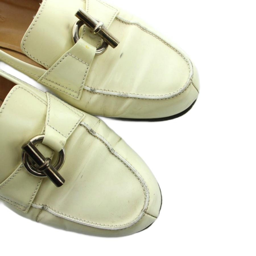 HERMES（エルメス） シェーヌダンクル ローファー モカシン レザー 37