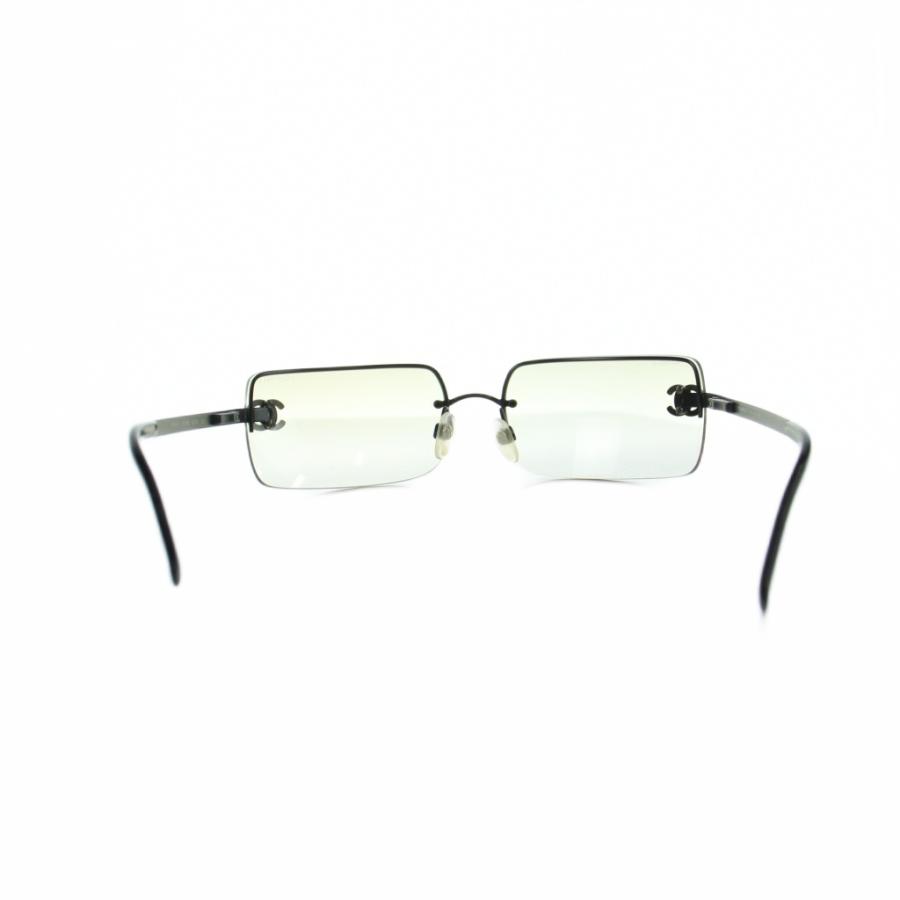 シャネル CHANEL 4104-B サングラス 眼鏡 めがね ココマーク スクエア ハーフリム 62□15-120 黒 ブラック ■GY17 /MQ ■OH レディース_1