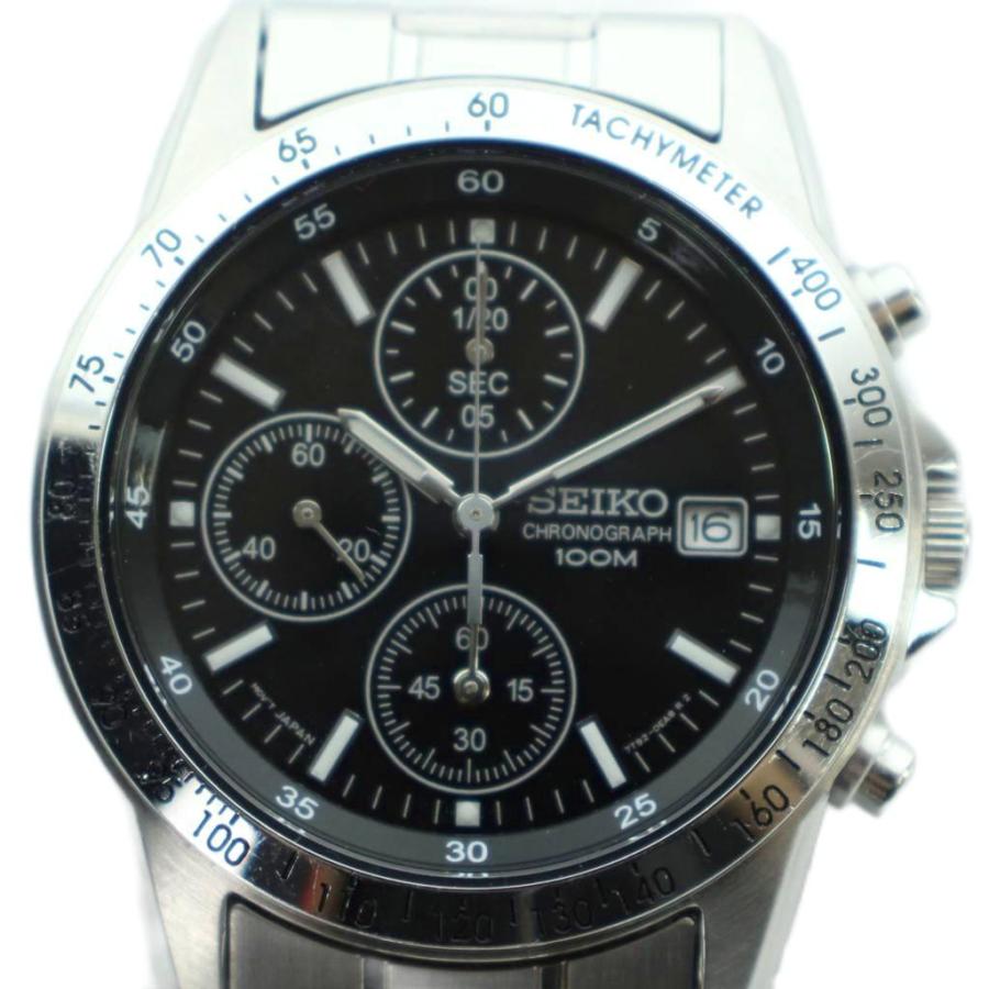 SEIKO クロノグラフ 7T92-0DW0 メンズ クォーツ デイト ラウンド セイコー SEIKO 7T92-0DW0 腕時計 ウォッチ クォーツ クロノグラフ