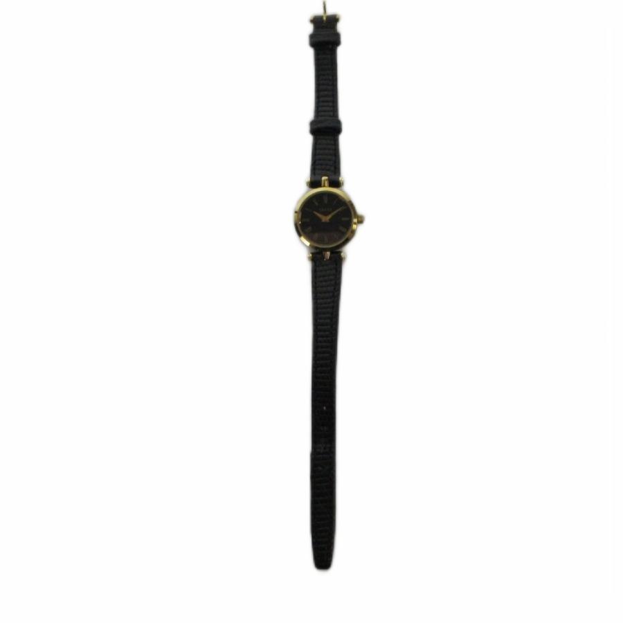 GUCCI（グッチ） 腕時計 ウォッチ クォーツ ローマン 黒文字盤 レザー