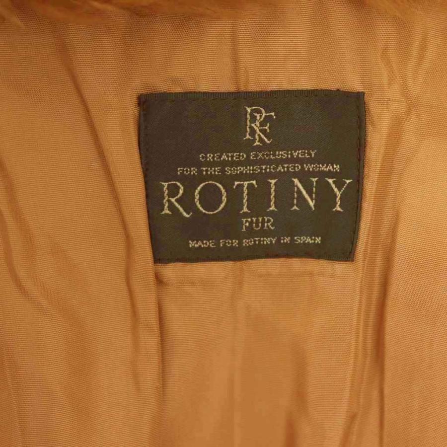 ロティニー ROTINY ファーコート ラム ハーフ 6 茶 ブラウン /SS ■OS ■GY18 レディース_4