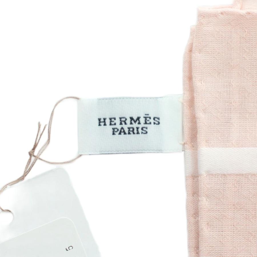 HERMES（エルメス） 未使用品 ハンカチ タオル H柄 ロゴ 総柄 箱付き