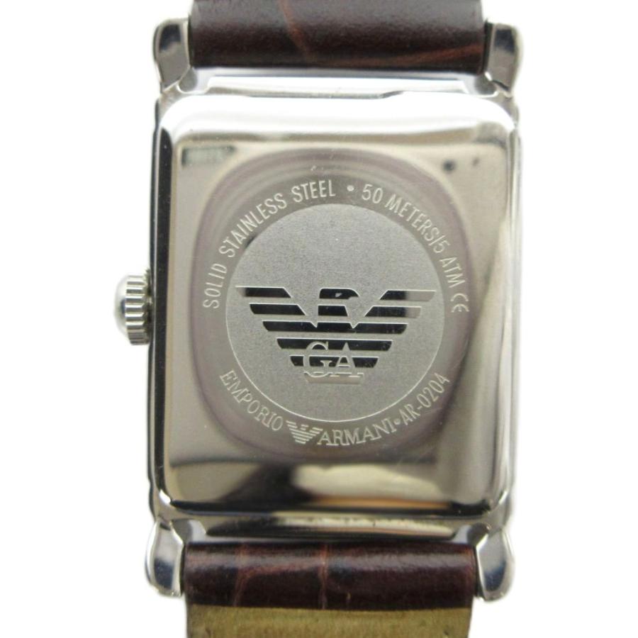 エンポリオアルマーニ AR-0204 腕時計 ウォッチ クォーツ スクエア EMPORIO ARMANI エンポリオアルマーニ AR-0204 腕時計 ウォッチ