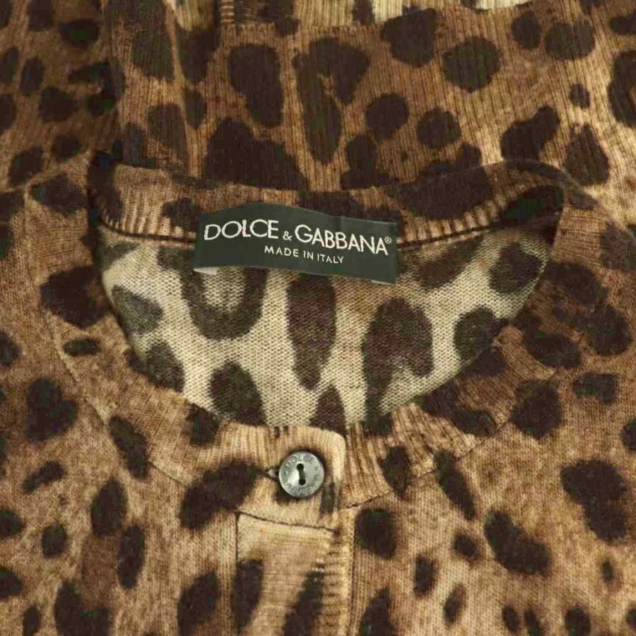 ドルチェ&ガッバーナ ドルガバ ニット カーディガン ヒョウ柄 ウール DOLCE&GABBANA（ドルチェ & ガッバーナ） ドルガバ ニット