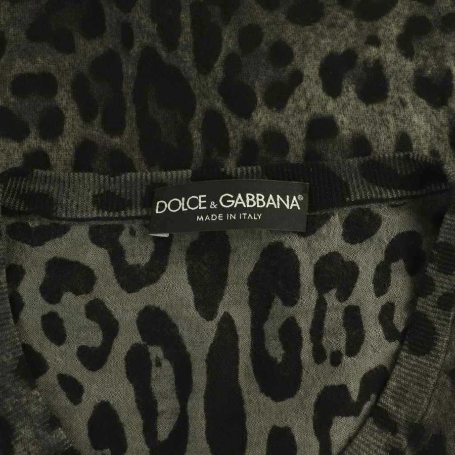 ドルチェ&ガッバーナ ドルガバ ニット プルオーバー 半袖 アニマル柄 38 DOLCE&GABBANA（ドルチェ & ガッバーナ） ドルガバ ニット プル