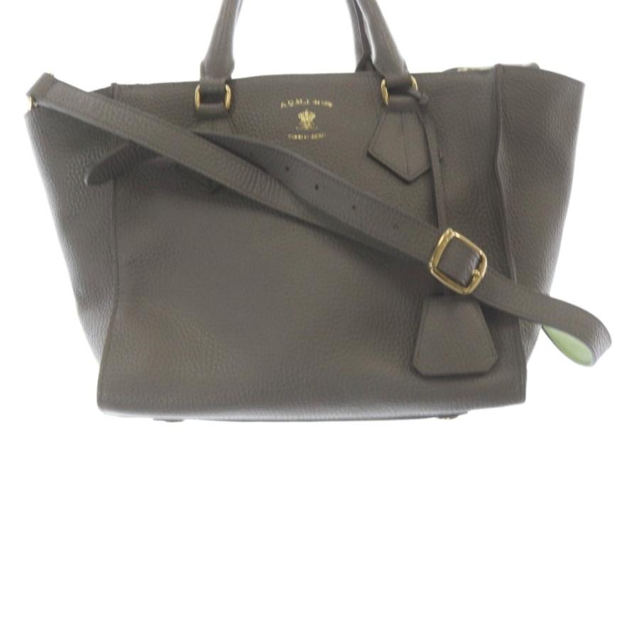 ADMJ アクセソワ Accessoires De Mademoiselle 2WAYバッグ レザー ロゴ 