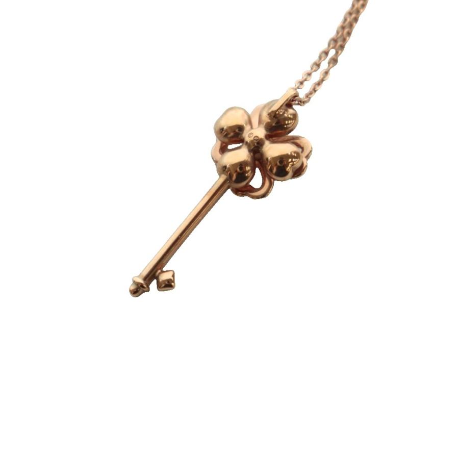 スワロフスキー SWAROVSKI ネックレス キー 鍵モチーフ ピンクゴールド 