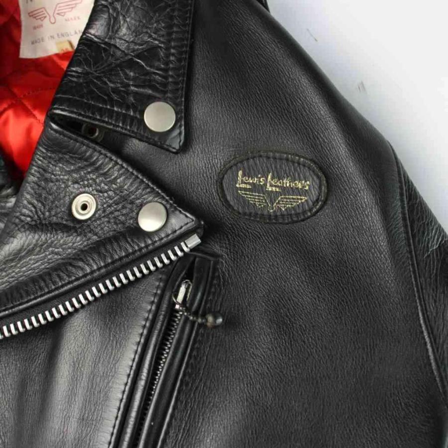 ルイスレザー LEWIS Leathers 赤羽根 青文字 ダブル ライダース