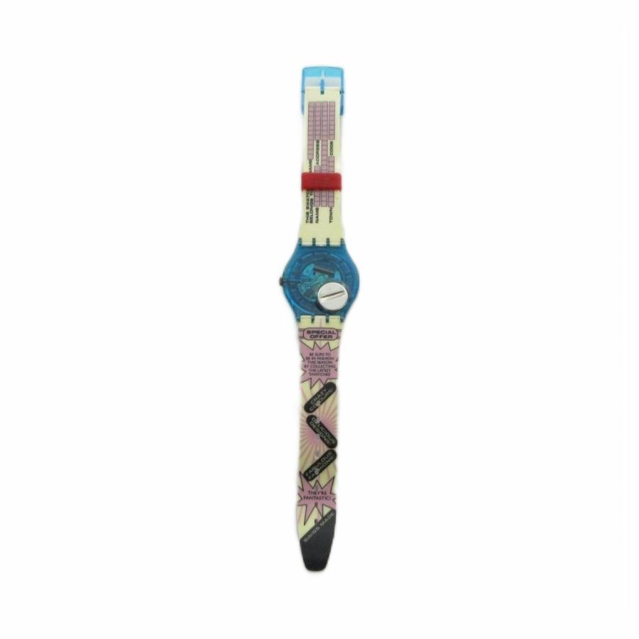 スウォッチ SWATCH ジャンク品 腕時計 ウォッチ クォーツ ロゴ 総柄
