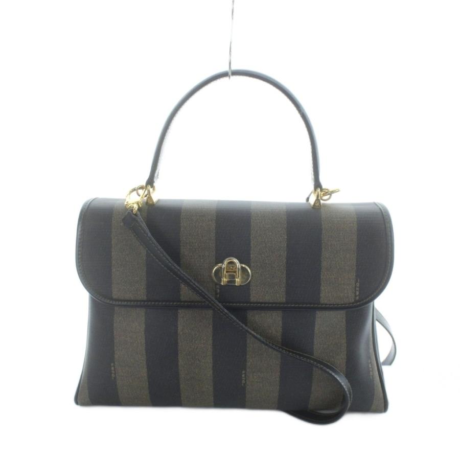 【FENDI】2wayバッグ　ハンドバッグ　ペカン柄　ゴールド金具 FENDI】2wayバッグ ハンドバッグ ペカン柄 ゴールド金具 【公式通販】