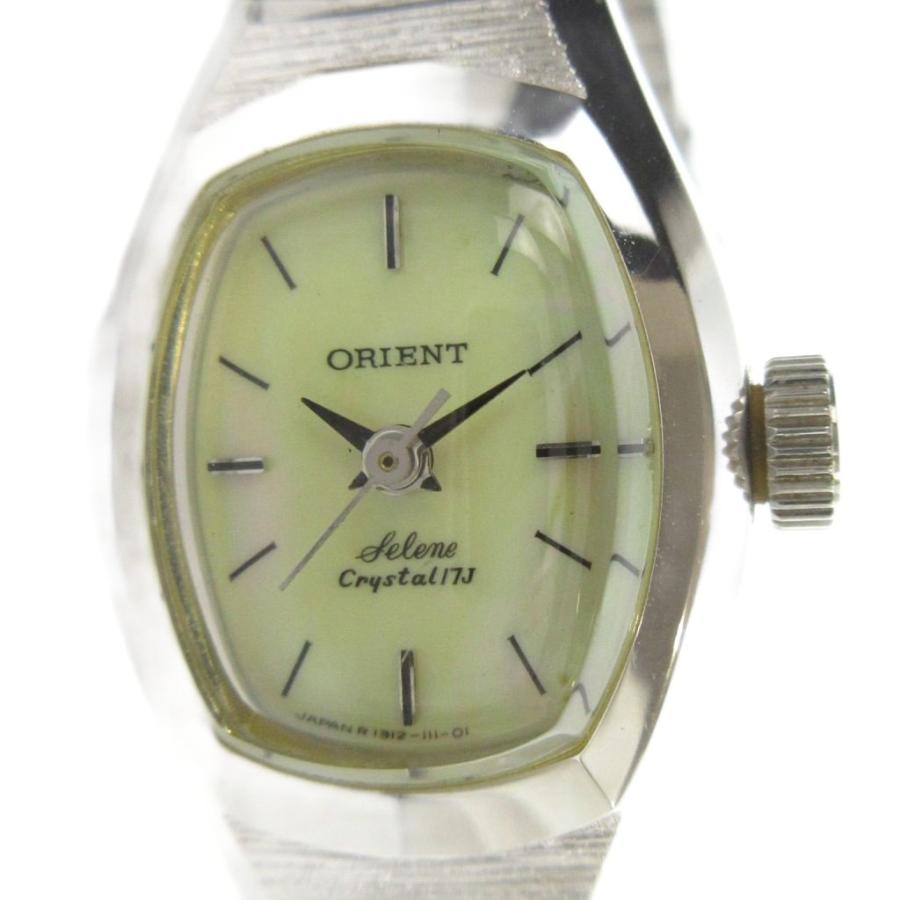 オリエント ORIENT I131-11100 腕時計 ホッチ 手巻き ロゴ シェル文字