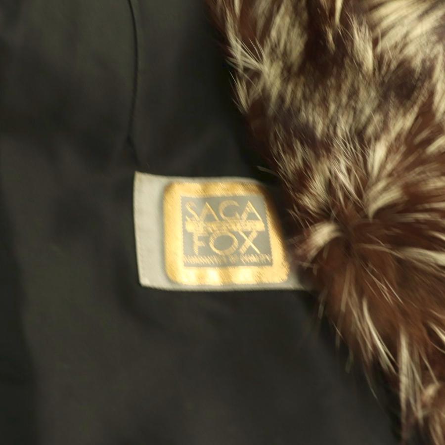 サガフォックス SAGA FOX ファーコート 金サガ フォックス ハーフ 茶 