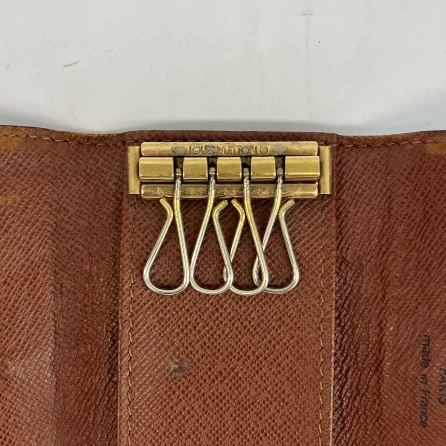 LOUIS VUITTON（ルイ・ヴィトン） キーケース 三つ折り 4連 PVC レザー