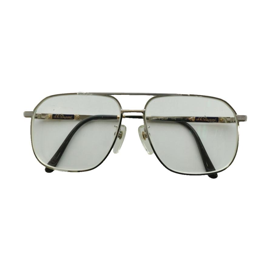 エステーデュポン メガネ 眼鏡 ロゴ 度あり 59□14 シルバーカラー /SS エステーデュポン メガネ 眼鏡 ロゴ 度あり 59□14 シルバーカラー /SS