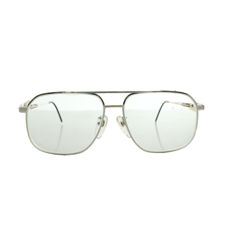 エステーデュポン メガネ 眼鏡 ロゴ 度あり 59□14 シルバーカラー /SS エステーデュポン S.T.DUPONT メガネ 眼鏡 ロゴ 度あり 59□14